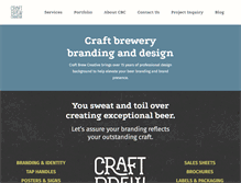 Tablet Screenshot of craftbrewcreative.com